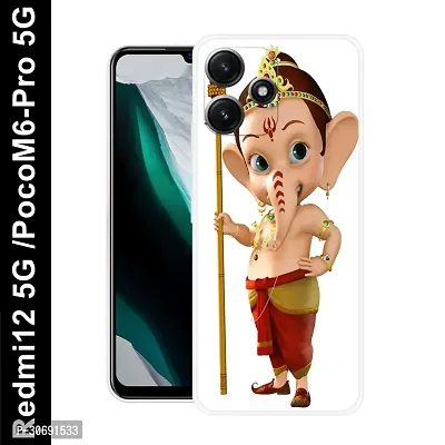 Redmi 12 5G Poco M6 Pro 5G Cover Camera Protection Shockproof BumperEdge 360 Degree Protection TPU And PC  Back Case Cover-thumb0