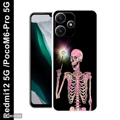 Redmi 12 5G Poco M6 Pro 5G Cover Camera Protection Shockproof BumperEdge 360 Degree Protection TPU And PC  Back Case Cover-thumb0