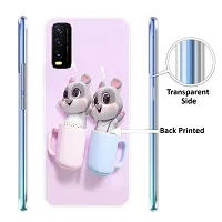 Stylish Silicon Back Cover for Vivo Y20-thumb2