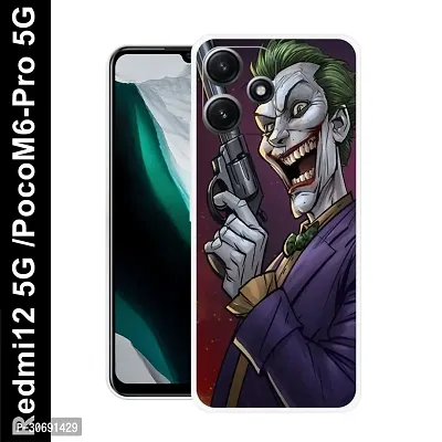 Redmi 12 5G Poco M6 Pro 5G Cover Camera Protection Shockproof BumperEdge 360 Degree Protection TPU And PC  Back Case Cover-thumb0