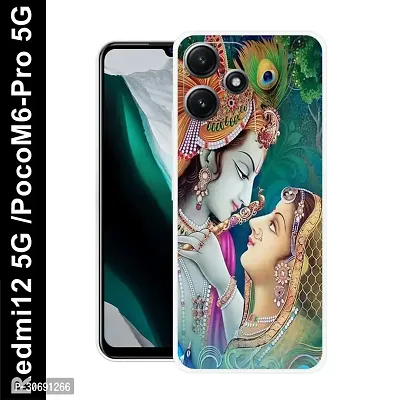 Redmi 12 5G Poco M6 Pro 5G Cover Camera Protection Shockproof BumperEdge 360 Degree Protection TPU And PC  Back Case Cover-thumb0