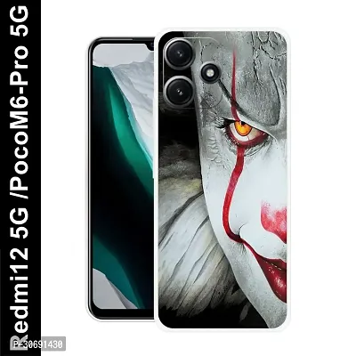 Redmi 12 5G Poco M6 Pro 5G Cover Camera Protection Shockproof BumperEdge 360 Degree Protection TPU And PC  Back Case Cover-thumb0