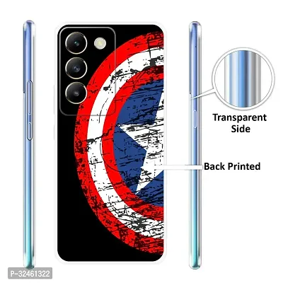 Stylish Silicon Printed Back Case Cover for Vivo T3 5G-thumb3