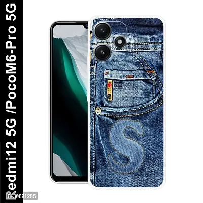 Redmi 12 5G Poco M6 Pro 5G Cover Camera Protection Shockproof BumperEdge 360 Degree Protection TPU And PC  Back Case Cover