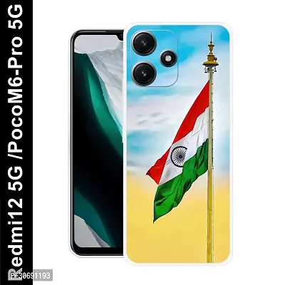 Redmi 12 5G Poco M6 Pro 5G Cover Camera Protection Shockproof BumperEdge 360 Degree Protection TPU And PC  Back Case Cover-thumb0