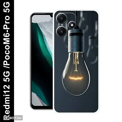 Redmi 12 5G Poco M6 Pro 5G Cover Camera Protection Shockproof BumperEdge 360 Degree Protection TPU And PC  Back Case Cover-thumb0