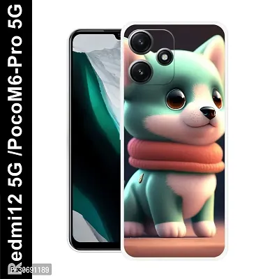 Redmi 12 5G Poco M6 Pro 5G Cover Camera Protection Shockproof BumperEdge 360 Degree Protection TPU And PC  Back Case Cover-thumb0