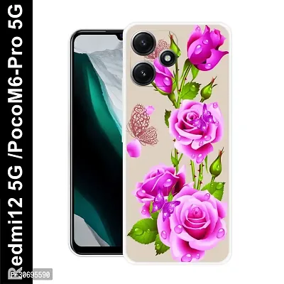 Poco M6 Pro 5G Cover Camera Protection Shockproof BumperEdge 360 Degree Protection TPU And PC  Back Case Cover