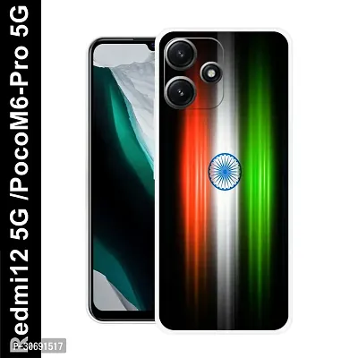 Redmi 12 5G Poco M6 Pro 5G Cover Camera Protection Shockproof BumperEdge 360 Degree Protection TPU And PC  Back Case Cover-thumb0