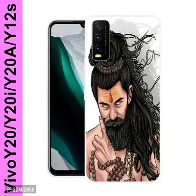 Stylish Silicon Back Cover for Vivo Y20-thumb0