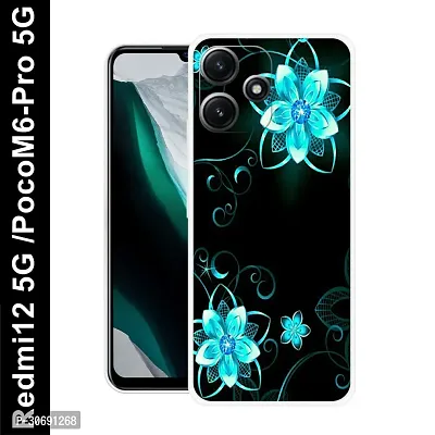 Redmi 12 5G Poco M6 Pro 5G Cover Camera Protection Shockproof BumperEdge 360 Degree Protection TPU And PC  Back Case Cover