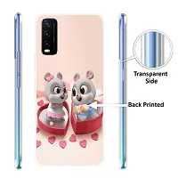 Stylish Silicon Back Cover for Vivo Y20-thumb2