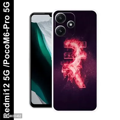 Redmi 12 5G Poco M6 Pro 5G Cover Camera Protection Shockproof BumperEdge 360 Degree Protection TPU And PC  Back Case Cover-thumb0