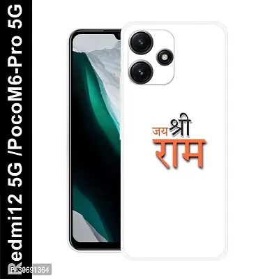 Redmi 12 5G Poco M6 Pro 5G Cover Camera Protection Shockproof BumperEdge 360 Degree Protection TPU And PC  Back Case Cover-thumb0