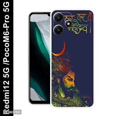 Redmi 12 5G Poco M6 Pro 5G Cover Camera Protection Shockproof BumperEdge 360 Degree Protection TPU And PC  Back Case Cover-thumb0