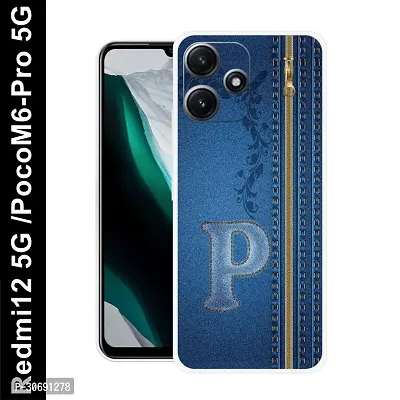 Redmi 12 5G Poco M6 Pro 5G Cover Camera Protection Shockproof BumperEdge 360 Degree Protection TPU And PC  Back Case Cover