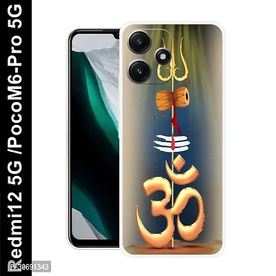 Redmi 12 5G Poco M6 Pro 5G Cover Camera Protection Shockproof BumperEdge 360 Degree Protection TPU And PC  Back Case Cover-thumb0