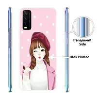 Stylish Silicon Back Cover for Vivo Y20-thumb2