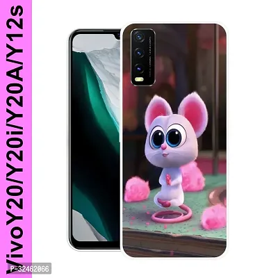 Stylish Silicon Back Cover for Vivo Y20-thumb0