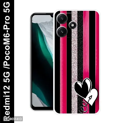 Redmi 12 5G Poco M6 Pro 5G Cover Camera Protection Shockproof BumperEdge 360 Degree Protection TPU And PC  Back Case Cover-thumb0