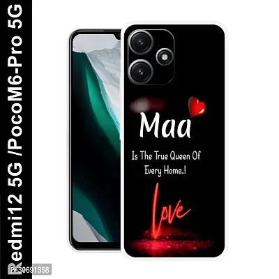 Redmi 12 5G Poco M6 Pro 5G Cover Camera Protection Shockproof BumperEdge 360 Degree Protection TPU And PC  Back Case Cover-thumb0