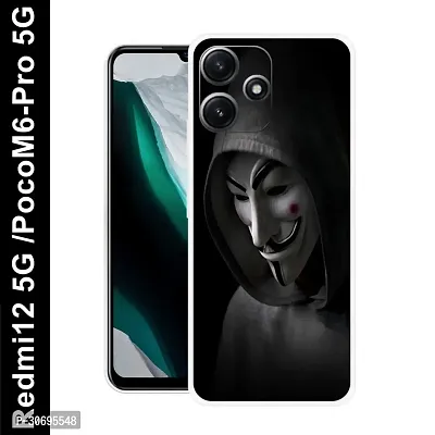 Poco M6 Pro 5G Cover Camera Protection Shockproof BumperEdge 360 Degree Protection TPU And PC  Back Case Cover