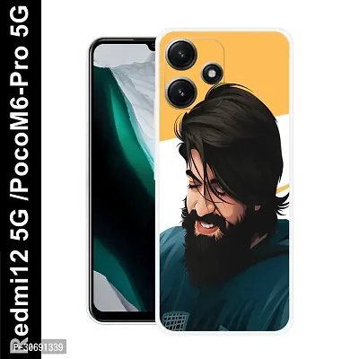 Redmi 12 5G Poco M6 Pro 5G Cover Camera Protection Shockproof BumperEdge 360 Degree Protection TPU And PC  Back Case Cover-thumb0