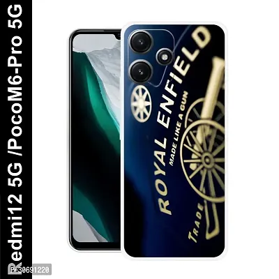 Redmi 12 5G Poco M6 Pro 5G Cover Camera Protection Shockproof BumperEdge 360 Degree Protection TPU And PC  Back Case Cover-thumb0