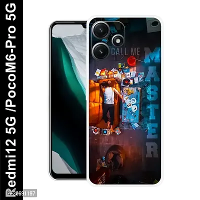 Redmi 12 5G Poco M6 Pro 5G Cover Camera Protection Shockproof BumperEdge 360 Degree Protection TPU And PC  Back Case Cover