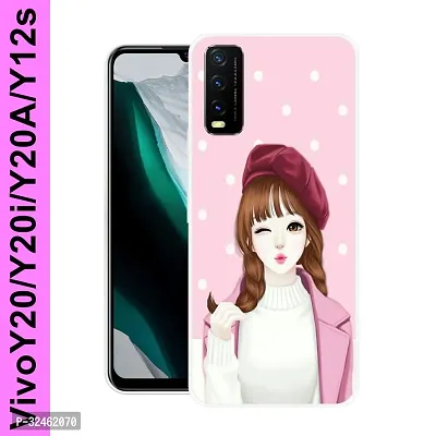 Stylish Silicon Back Cover for Vivo Y20-thumb0