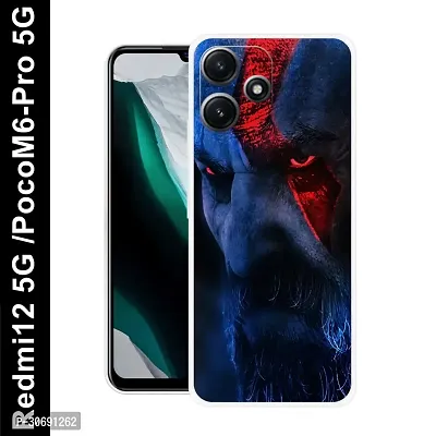 Redmi 12 5G Poco M6 Pro 5G Cover Camera Protection Shockproof BumperEdge 360 Degree Protection TPU And PC  Back Case Cover-thumb0