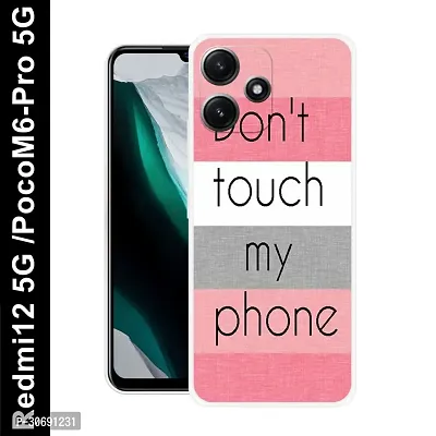 Redmi 12 5G Poco M6 Pro 5G Cover Camera Protection Shockproof BumperEdge 360 Degree Protection TPU And PC  Back Case Cover-thumb0