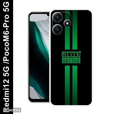 Redmi 12 5G Poco M6 Pro 5G Cover Camera Protection Shockproof BumperEdge 360 Degree Protection TPU And PC  Back Case Cover-thumb0