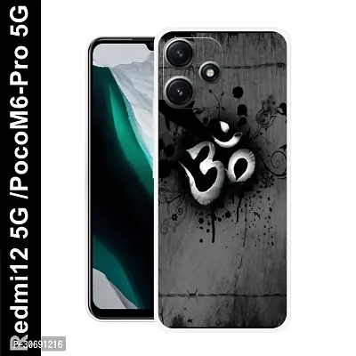 Redmi 12 5G Poco M6 Pro 5G Cover Camera Protection Shockproof BumperEdge 360 Degree Protection TPU And PC  Back Case Cover