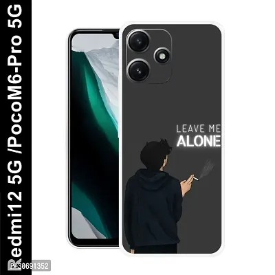 Redmi 12 5G Poco M6 Pro 5G Cover Camera Protection Shockproof BumperEdge 360 Degree Protection TPU And PC  Back Case Cover-thumb0