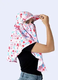 Long Scarf Cum Mask With Rayon Cotton Adjustable Size Winter, Summer And Rain Usable for vehicle Driver Girl  Women With Universal adjustable-thumb2