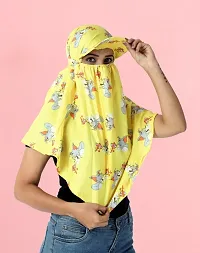 Innovative Cap Scarf For Women And Girls Pollution And UV Rays Protection For Full Face Winter, Summer And Rain-thumb2