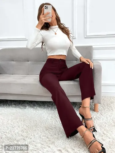 Fancy Lycra Trousers For Women-thumb0