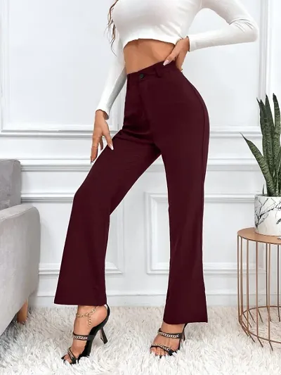Trendy Solid Trouser for Women