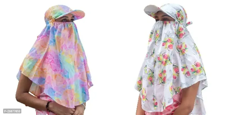 Fancy Cotton Rayon Scarfs For Women Pack Of 2