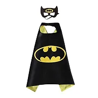 GREENR JOY Fabric Superhero Batman Cape With Mask For Kids-thumb1