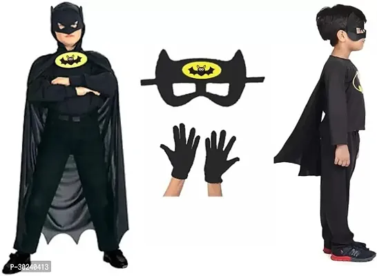 GREENR JOY Batman Superhero Costume For Kids Halloween Dress Fancydress Birthday Gift-thumb2