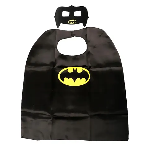 GREENR JOY Fabric Superhero Batman Cape With Mask For Kids