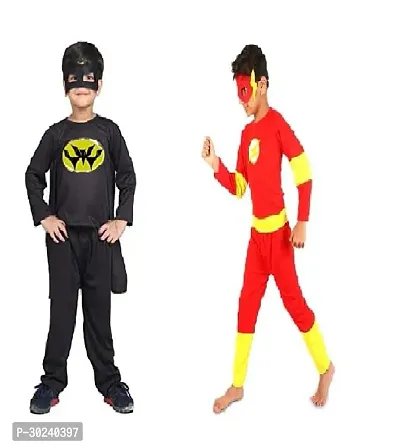 GREENR JOY Fabric Superhero Batman Cosplay and Halloween Outfit-thumb0