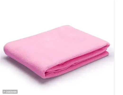 Comfortable Pink Cotton Crib Baby Bedsheet Pack Of 1-thumb0