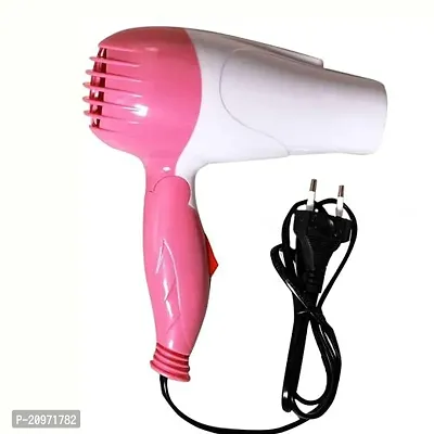 Hair Dryer With 2 Speed Control For WOMEN and MEN, Electric Foldable Hair Dryer 1000 Watts (MULTI COLOR)-thumb0