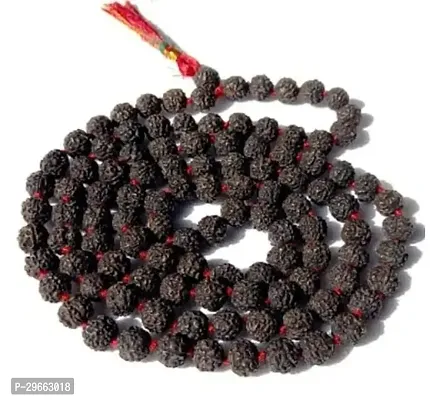 Alluring Black Wood Rudraksh Rudraksha Chain For Men-thumb0