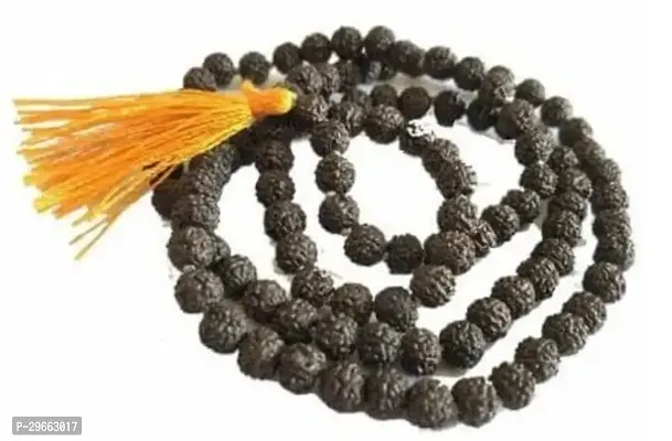 Alluring Black Wood Rudraksh Rudraksha Chain For Men-thumb0