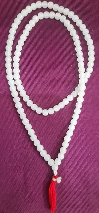 white beads quartz mala-thumb1