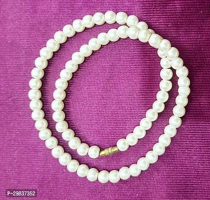 white agate moti mala-thumb0